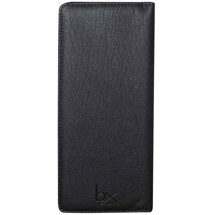 4 Business Card Holder 48 Removable Organizer Book Wallet Case Office Black