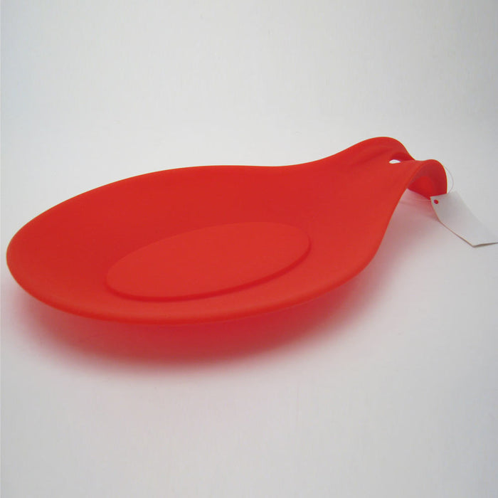 Silicone Spoon Rest Heat Resistant Kitchen Utensil Spatula Holder Cooking Tool !