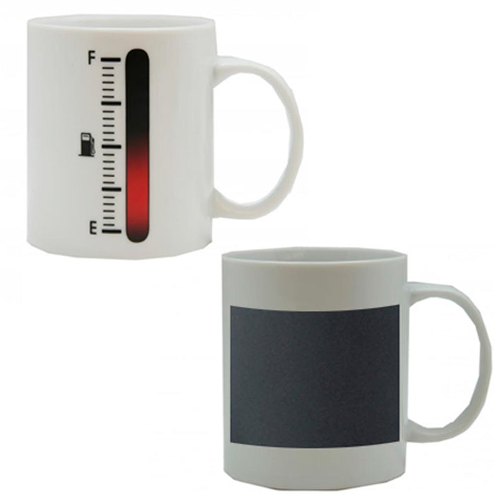 2 Mugs Magic Battery Tea Water Hot Cold Heat Sensitive Color Changing Cup Coffee
