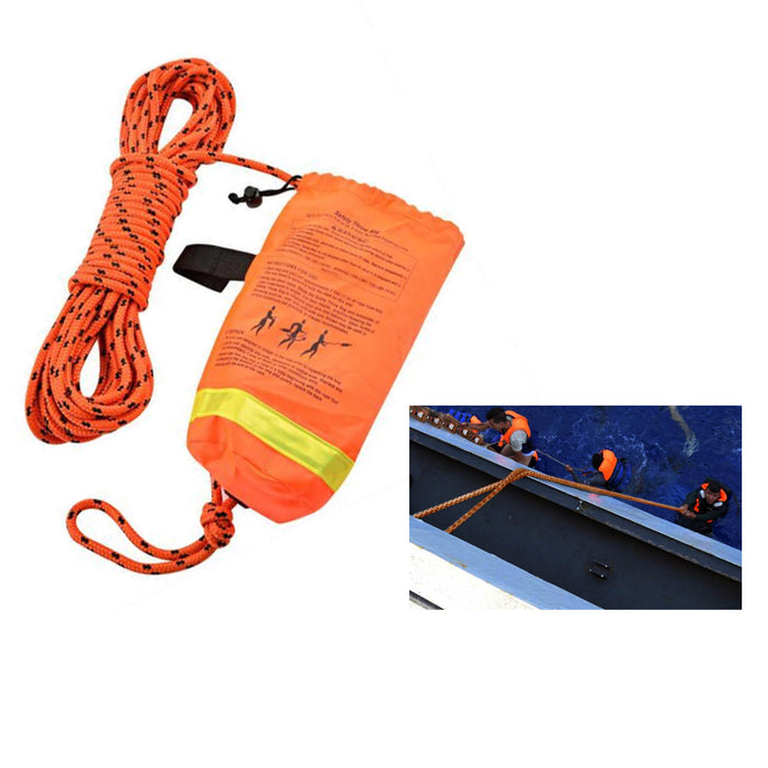 1 Shoreline Marine Throw Rope Rescue Line Reflective Boat Anchor Safety Bag