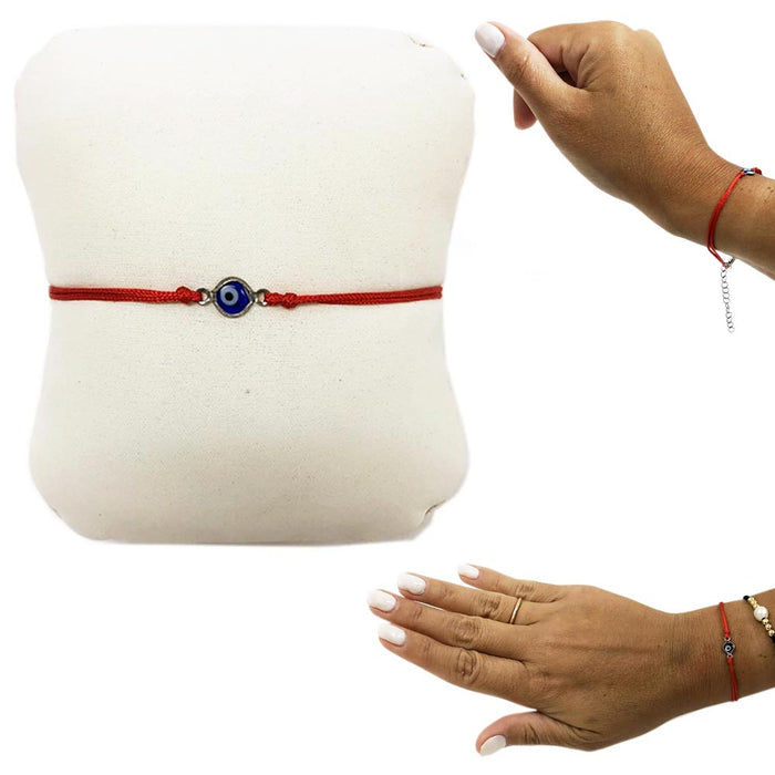 5 Pc Lot Evil Eye Red String Kabbalah Bracelet Good Luck Charm Protection Hamsa