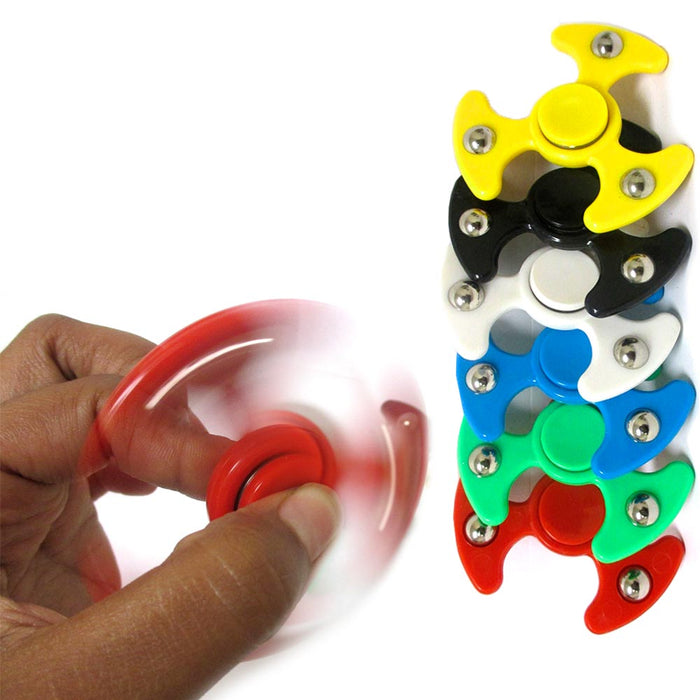 6 Pc Lot Fidget Spinner UFO Space Metal Ball EDC Hand Finger Spinner Focus ADHD