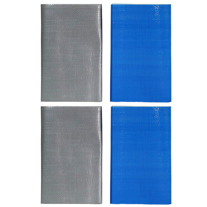 4 Pc Tarp Repair Tape 6"X36" Self Adhesive Patches Tent Canopy Canvas Waterproof
