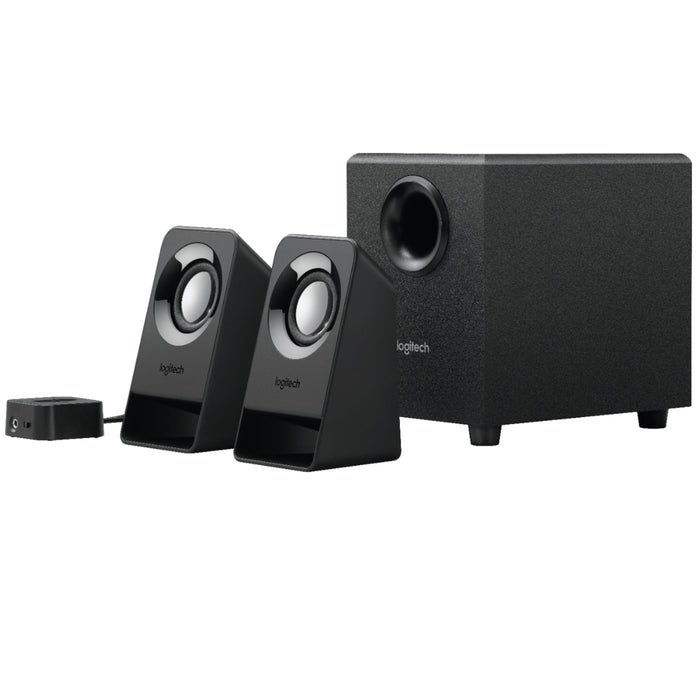 Logitech Multimedia Speaker System Z213 2.1 Compact Desktop Portable Speakers