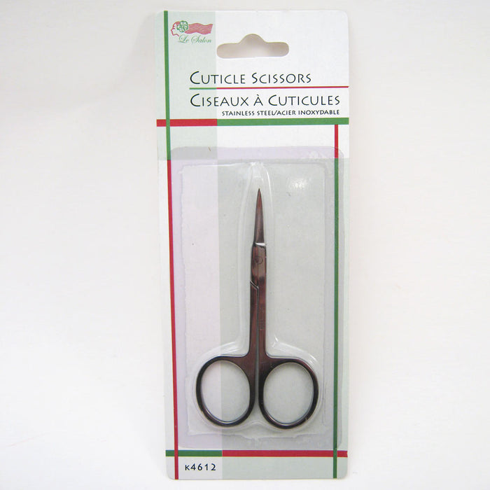 Cuticle Nail Scissors Stainless Steel 3.5" Manicure Pedicure Nose Facial Hair !!
