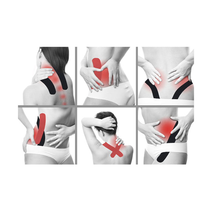 6 Rolls Muscle Tape Kinesiology Sports Running Care Elastic Physio Therapeutic