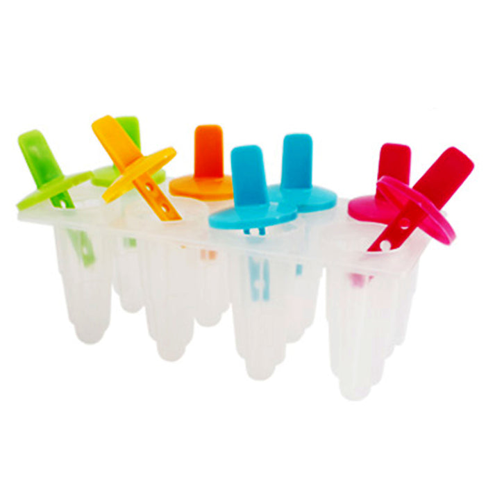 1 Frozen Ice Cream Mold Juice Popsicle Maker Tray Lolly Pop Plastic Mould 8 Cell