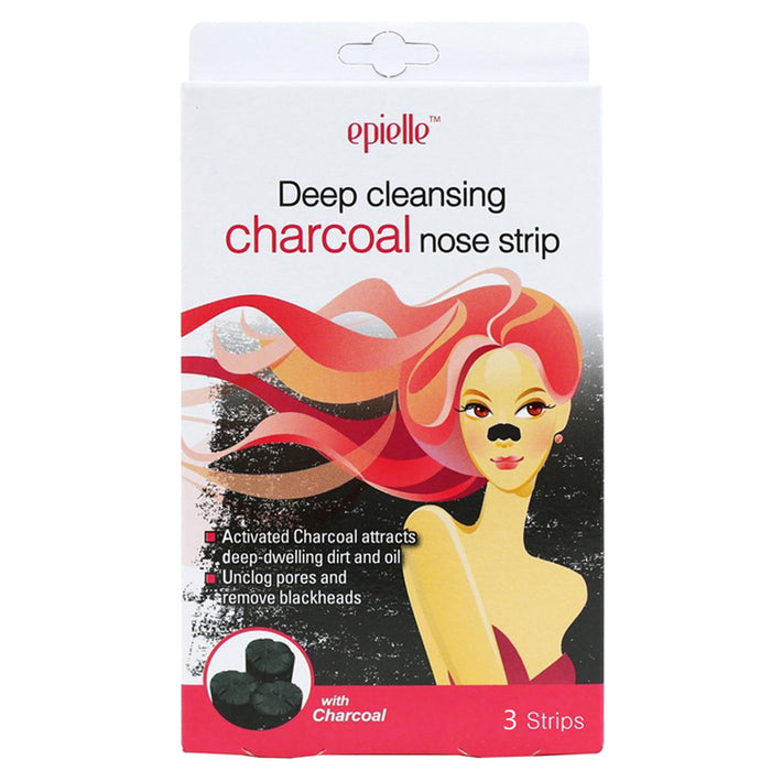 3 Pc Blackhead Remover Nose Strips Charcoal Deep Cleansing Peel Acne Treatment