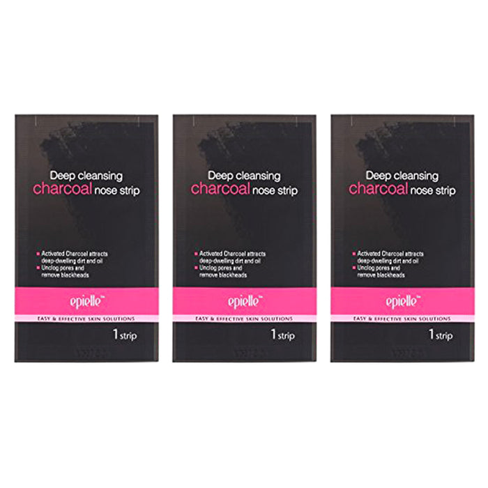 3 Pc Blackhead Remover Nose Strips Charcoal Deep Cleansing Peel Acne Treatment