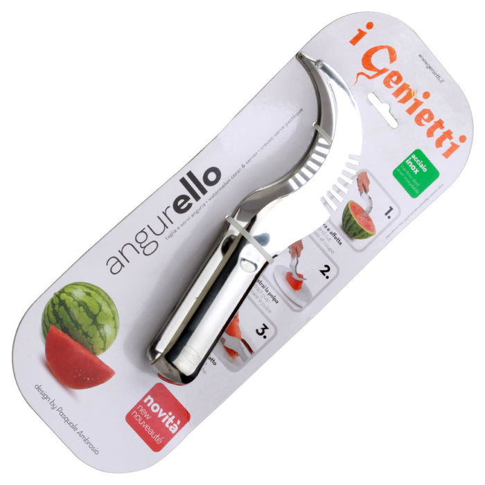 2PC Watermelon Cutter Slicer Knife Server Corer Fruit Scoop Stainless Steel Tool