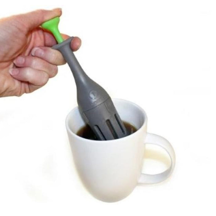 4 Single Serve Brewer One Cup Style French Coffee Press Maker Travel Brew Filter