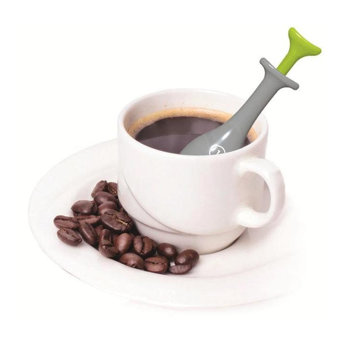 1 Coffee Press Single Serve 1 Cup Brew Maker French Pressed Grounds Filter Tool