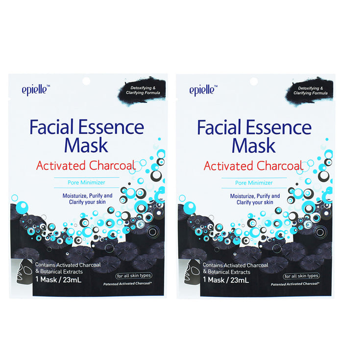 2 Blackhead Remover Pore Cleansing Strip Mask Face Nose Acne Charcoal  Facial