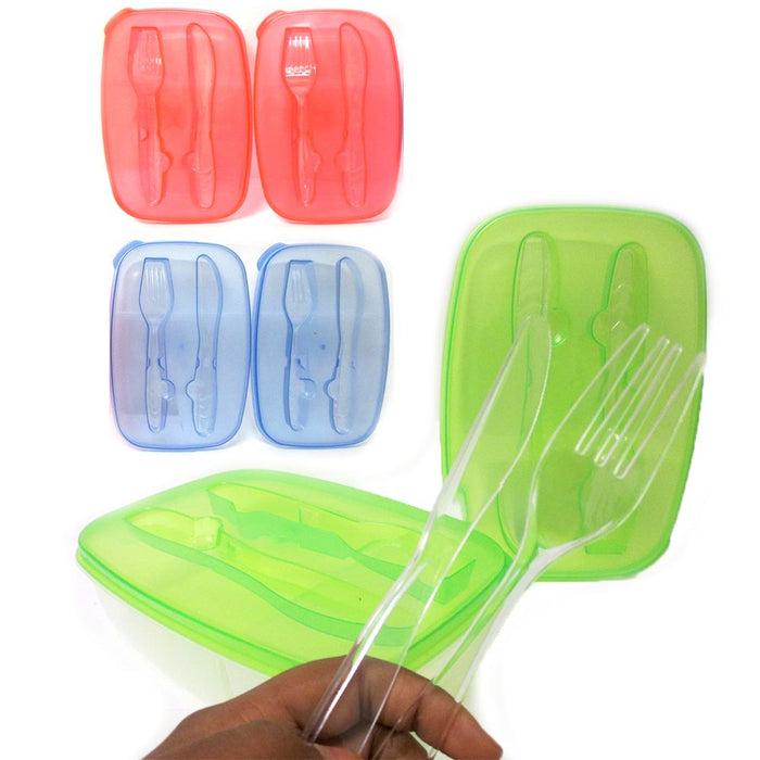 8 Pc Food Storage Container Lunch Plate Box Divided Compartment Utensil Saver