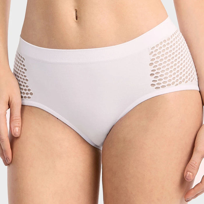 12 Ladies Panties Seamless Stretch Bikini Brief Mesh Sexy Women Underwear Panty