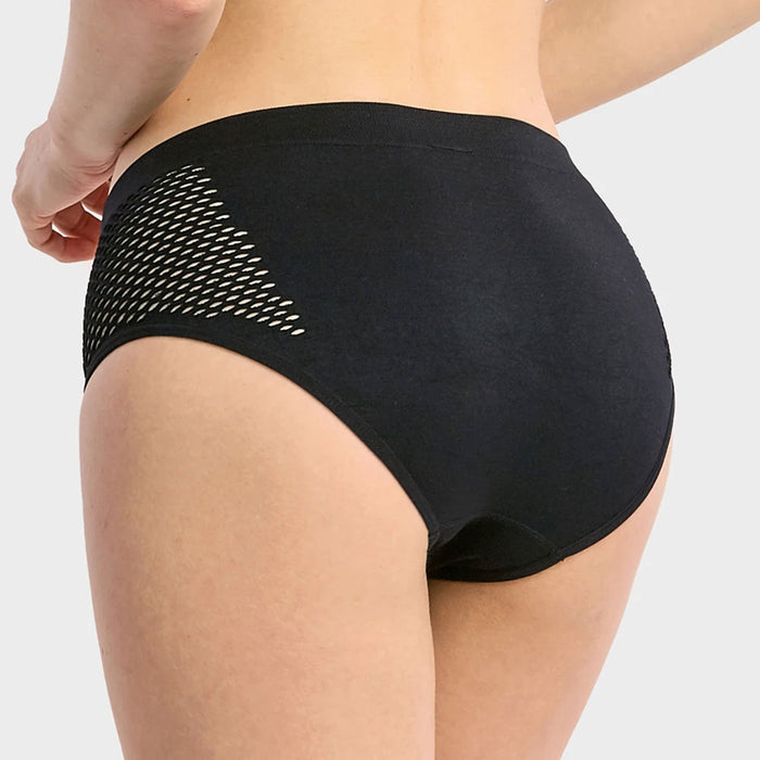 12 Ladies Panties Seamless Stretch Bikini Brief Mesh Sexy Women Underwear Panty