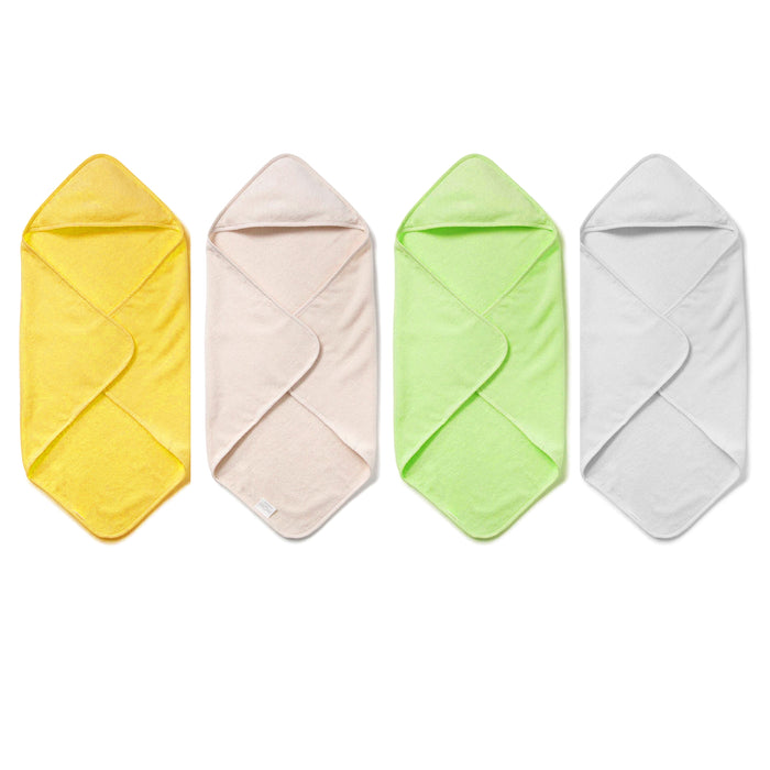2 Extra Soft Hooded Baby Blanket Towel Washcloth Infant Toddler Bathrobe Unisex