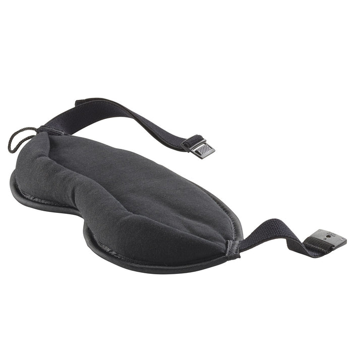 Lewis N Clark Eye Mask Sleep Travel Shade Blindfold Cover Rest Soft Black Care !
