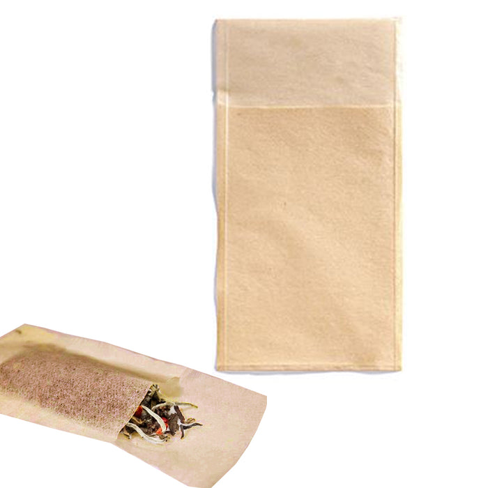 400 Unbleached Tea Filter Bags Disposable Biodegradable for Loose Leaf Sachet