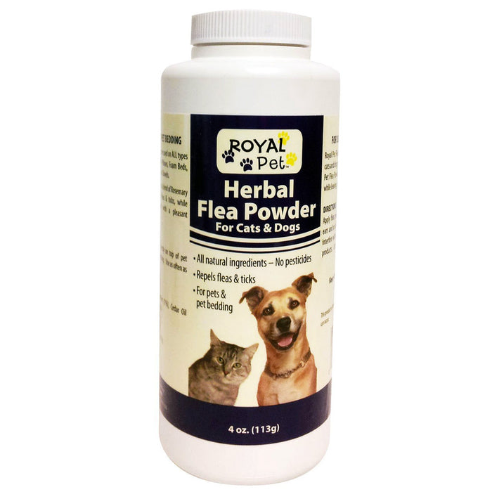 1Pc Pet Herbal Flea Tick Powder Dog Cat No Pesticides All Natural Repellant 4 Oz