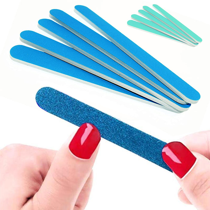 10 Pc Professional Nail File Double Sided Emery Boards 240 Grit Salon Manicure