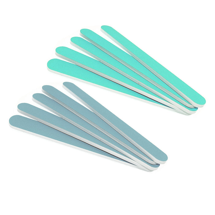 10 Pc Professional Nail File Double Sided Emery Boards 240 Grit Salon Manicure
