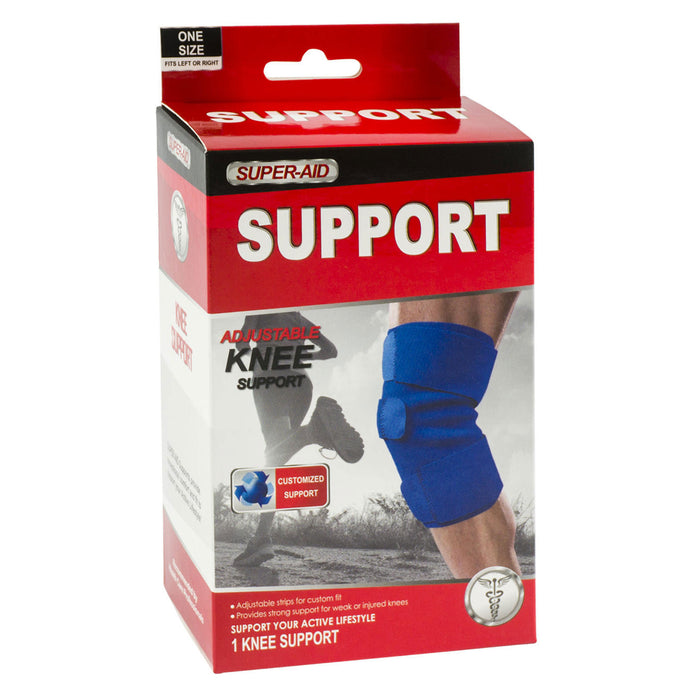 4 Pc Adjustable Knee Brace Patella Support Wraps Joint Sports Compression Sleeve