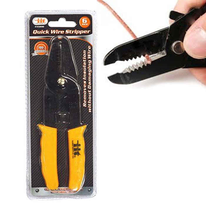 1 Pc 6" Quick Strip Wire Stripper Cable Cutter Plier Stripping Cutting Tool