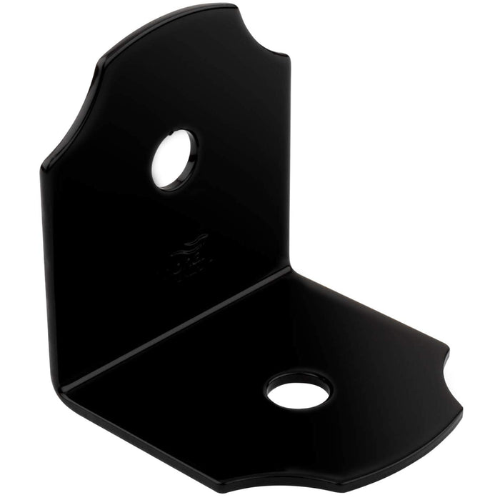 6 X Outdoor Decor Angle Corner Braces Heavy Duty Plate Joint Bracket Steel Black