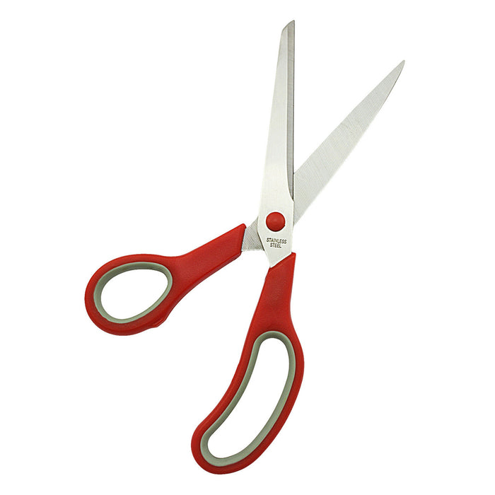 5 Piece Scissors Set Stainless Steel Comfort Grip Sewing Dress Hobby Tool Crafts