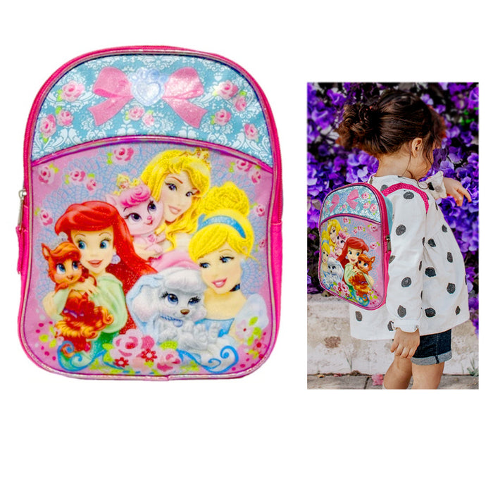 Disney Princess Palace Pets 11" Backpack Ariel Cinderella Girl School Bookbag !