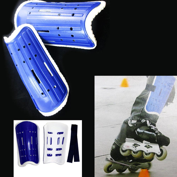 4 Pc Shin Guard Knee Support Pads Leg Gear Protector Soccer Shield Sport Brace