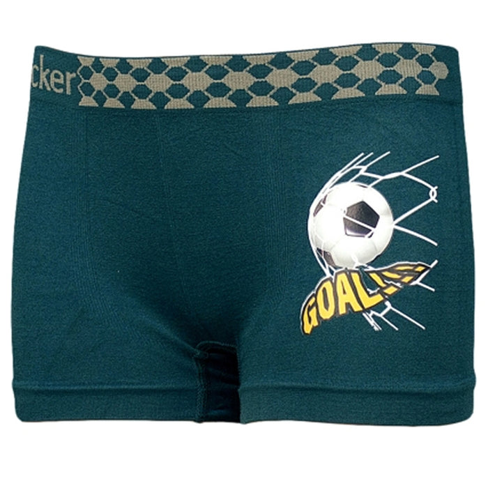 3 Knocker Seamless Boys Boxer Briefs Spandex Kids Shorts Soft Underwear Size L