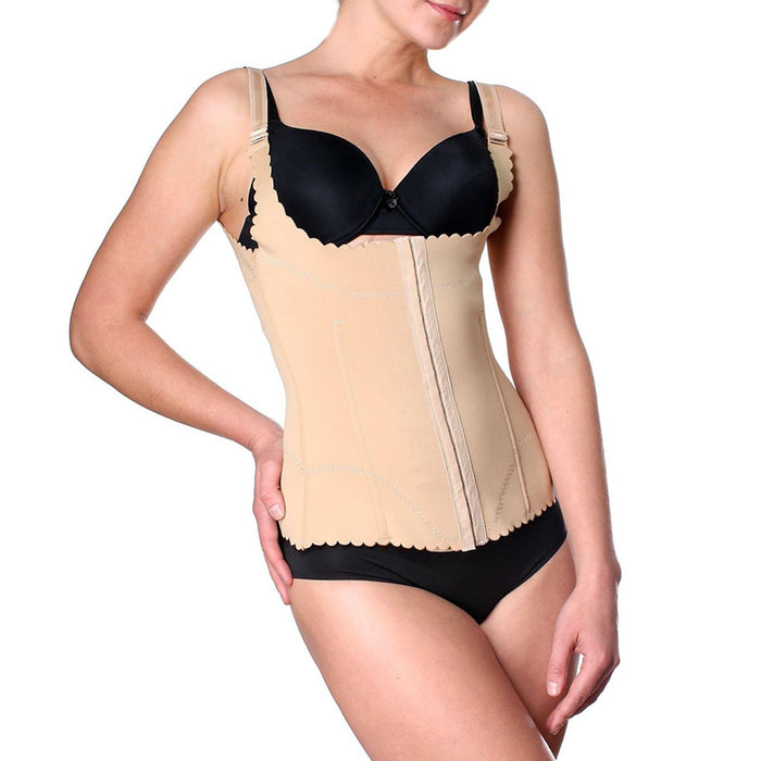 Women Body Shaper Faja Shapewear Waist Train Cincher Underbust Corset Vest Med