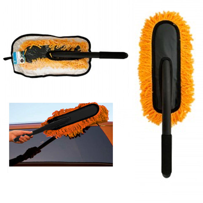 1 Auto Cleaning Duster Brush Car Truck Van Home Detail Neck Dust Cleaner 24" Bag