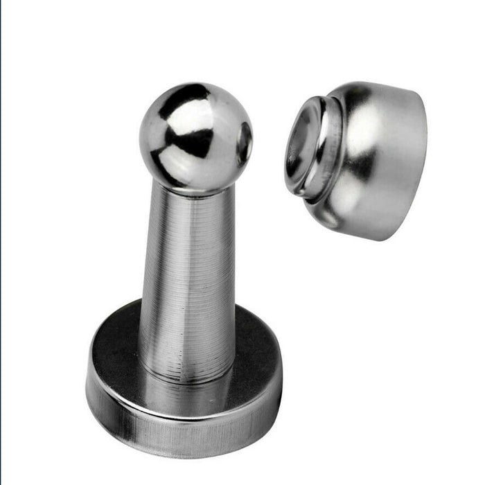 Magnetic Door Stop Holder Home Safety Stopper Guard Office Catch Fitting Screws
