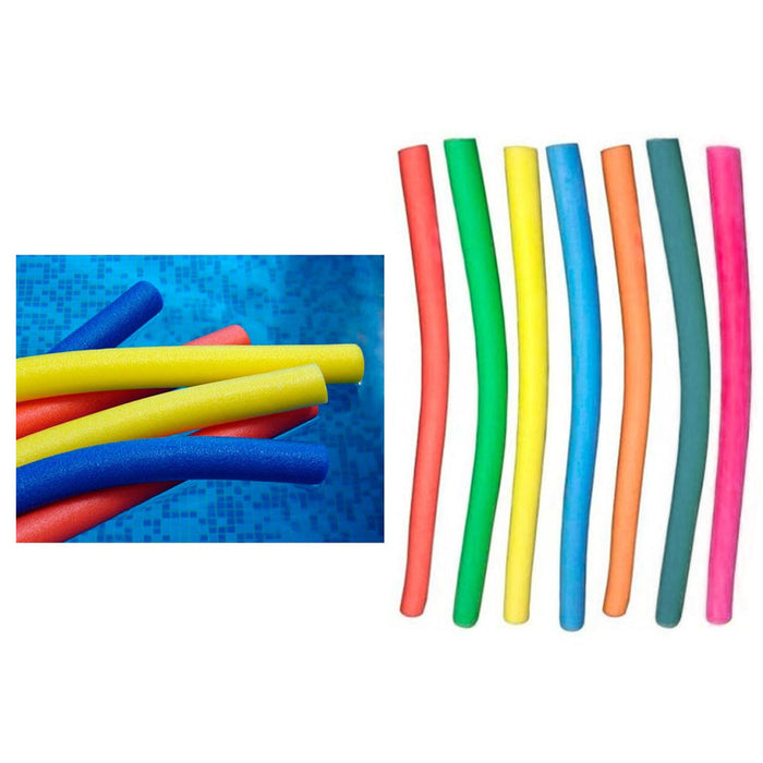 6 Pack Jumbo Foam Pool Noodles 56" x 3" Swimming Therapy Multi Purpose Floatie