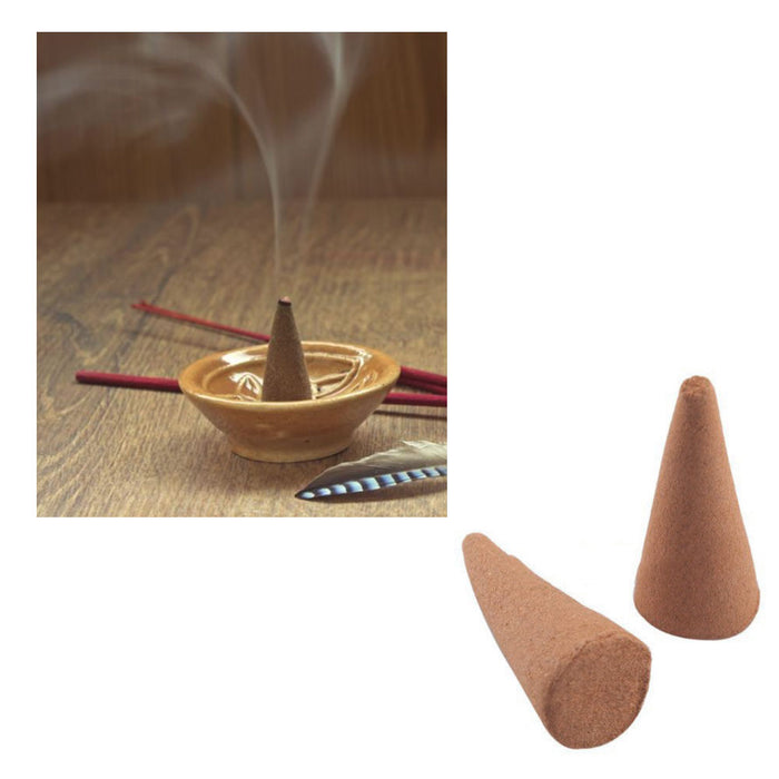 80 Ct Hem Frangipani Incense Cones Plumeria Flower Scent Natural Yoga Meditation