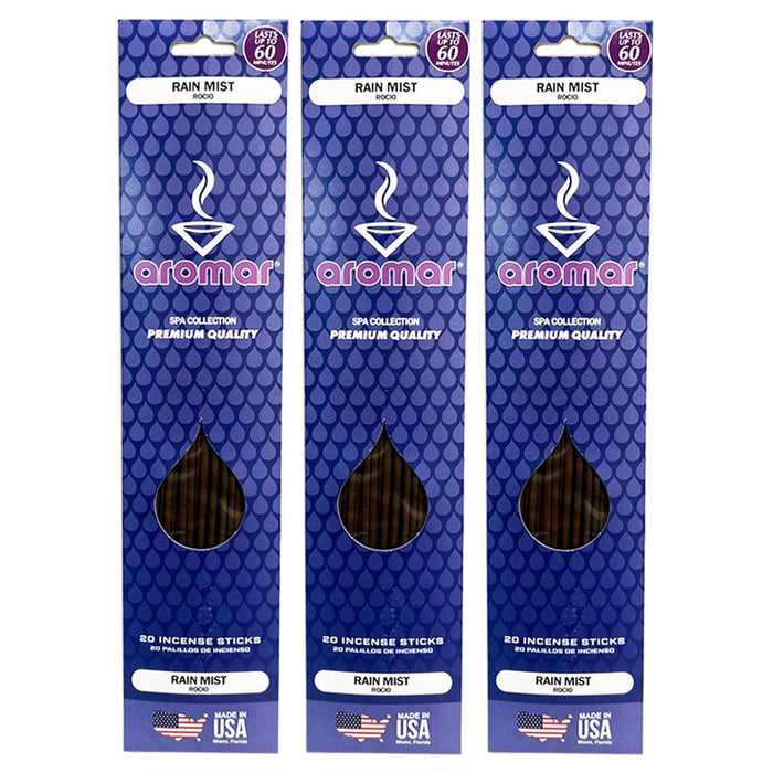 60 X Premium Incense Sticks China Rain Scent Hand Dipped Burning Fragrance Aroma