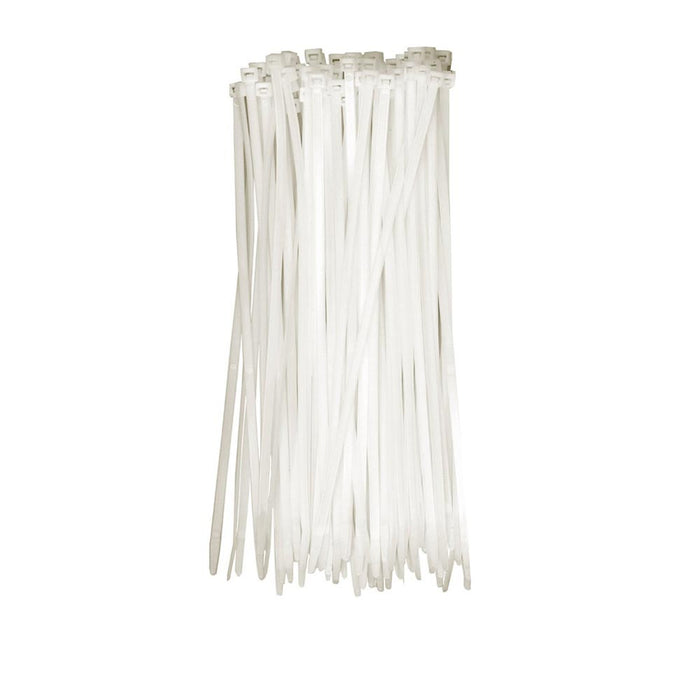400 pcs Clear 6" Inch Nylon Cable Wire Wrap Zip Ties 18 LBS UV Resistant USA
