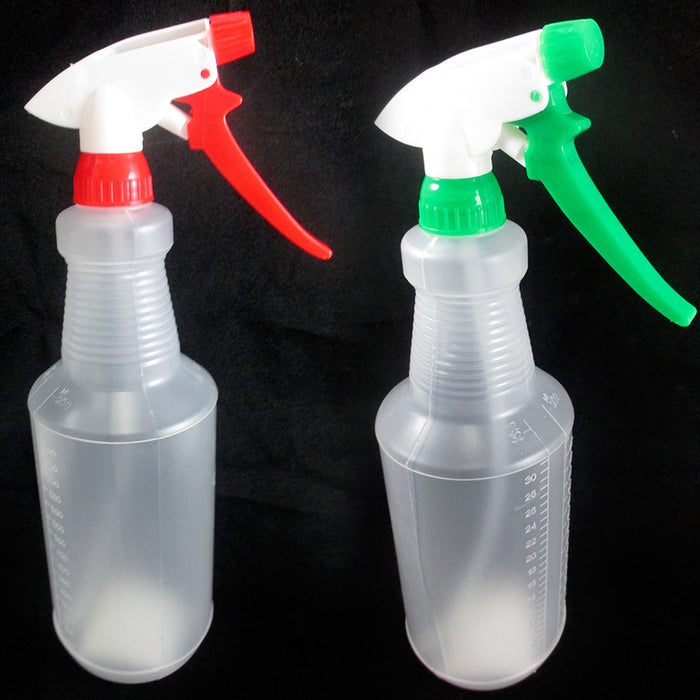 2 Pack Plastic Trigger Spray Bottle 32 oz Heavy Duty Chemical Resistant Sprayer