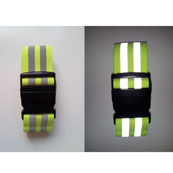 1 Reflective Arm Band Safety 1 Belt Running Bike Run Sport Walk Strap Visibility