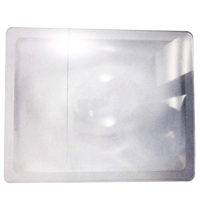 2 Pack Full Page Magnifying Sheet 3X Magnifier Lens Reading Books Glass Loupe