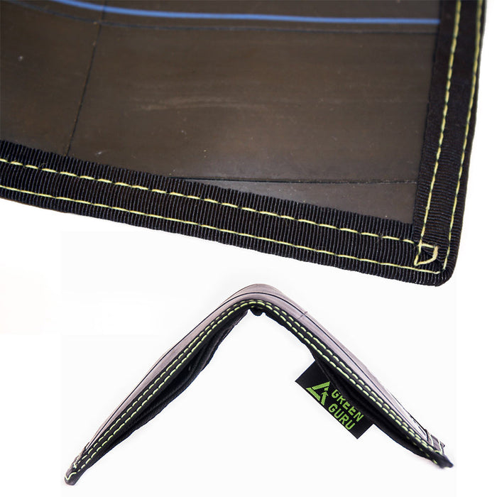 Green Guru Mens Bifold Wallet Card ID Holder Recycled Bicycle Tire Tubes Black