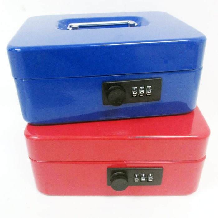 Metal Cash Box Security Safe Combination Lock Case Small Gun Jewelry Money Box