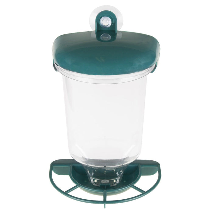 1 Bird Feeder Window Suction Cup Strong Clear Plastic All Weather Birds Feeding