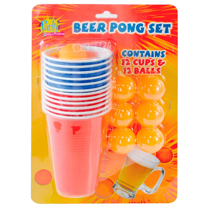 18PC Beer Pong Set Drinking Game Party Cups Balls Drinking Game Fun College Gift