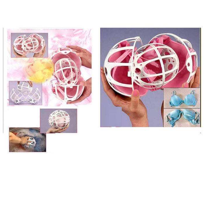 4 PC Ball Bubble Bra Saver Hot Washers Laundry Washing Double Machine Protector