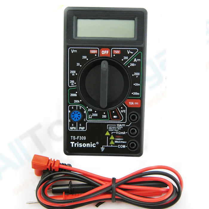 Portable Digital Multimeter Lcd AC DC Voltage Electronic Meter Tester Voltmeter