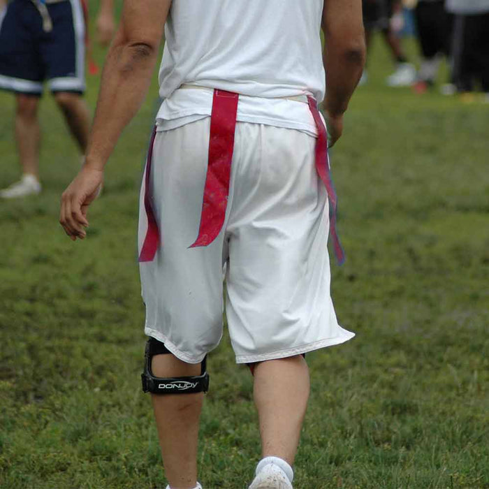 1 Flag Football Belt Set Adjustable Kids Adult Fun Game Belt Foot Ball Red Kit